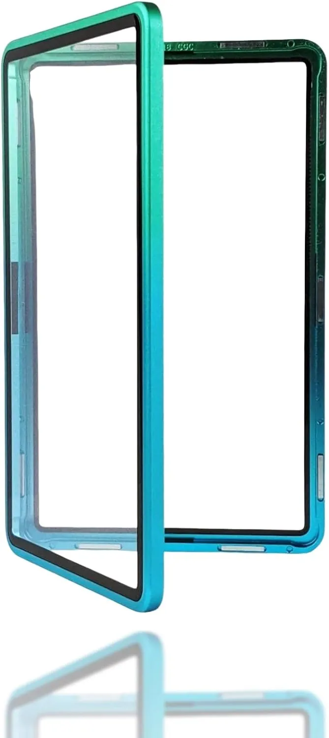 RedCap Magnetic Aluminum PSA Graded Card Holder 35PT Premium PSA Slab Protector Display Case with UV Resistant Glass Fits Standard PSA Graded Sports Trading Cards - Aqua Storm