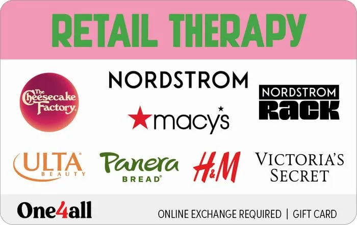 Retail Therapy Gift Cards - Email Delivery