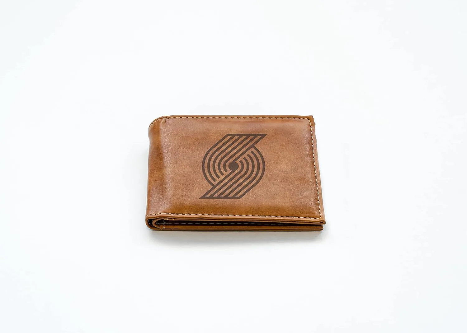 Rico Industries NBA Laser Engraved Billfold Wallet Laser Engraved Bill-fold Wallet - Slim Design - Great Gift