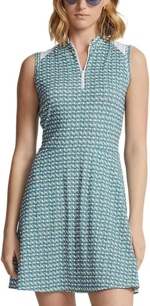 RLX Ralph Lauren Women's Sleeveless Spring Wick Golf & Tennis Dress Medium M Multi