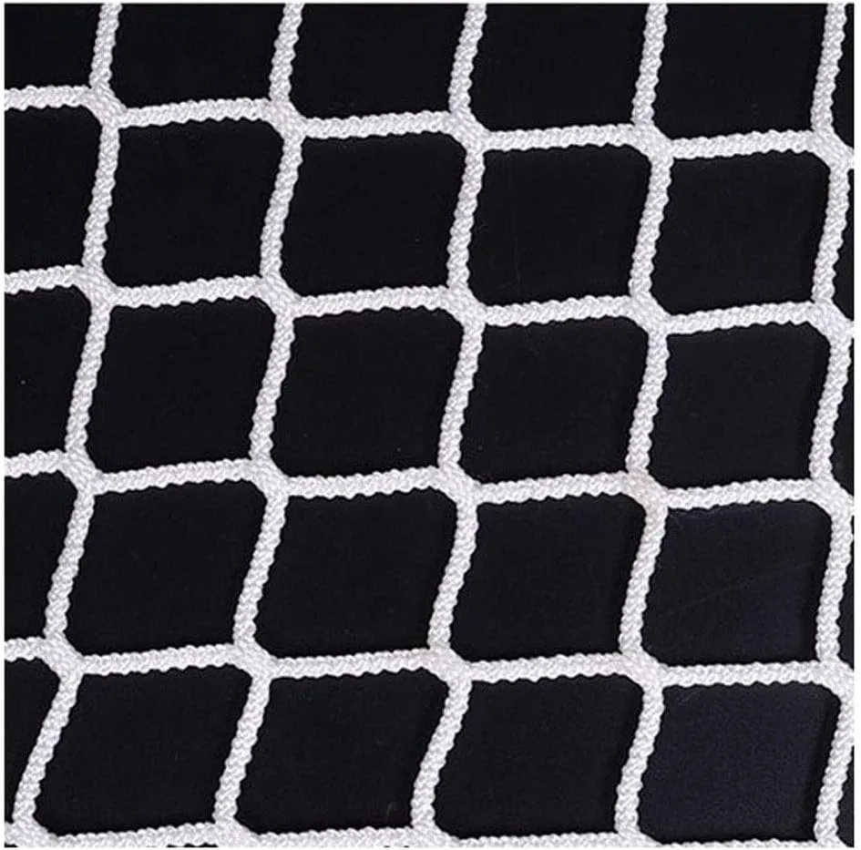 RZM Kids Stairs Balcony Netting Ball Stop Net for Football Field Basketball Court Golf Course Barrier Replacement Goal Net Protection Rope Truck Cargo Trailer