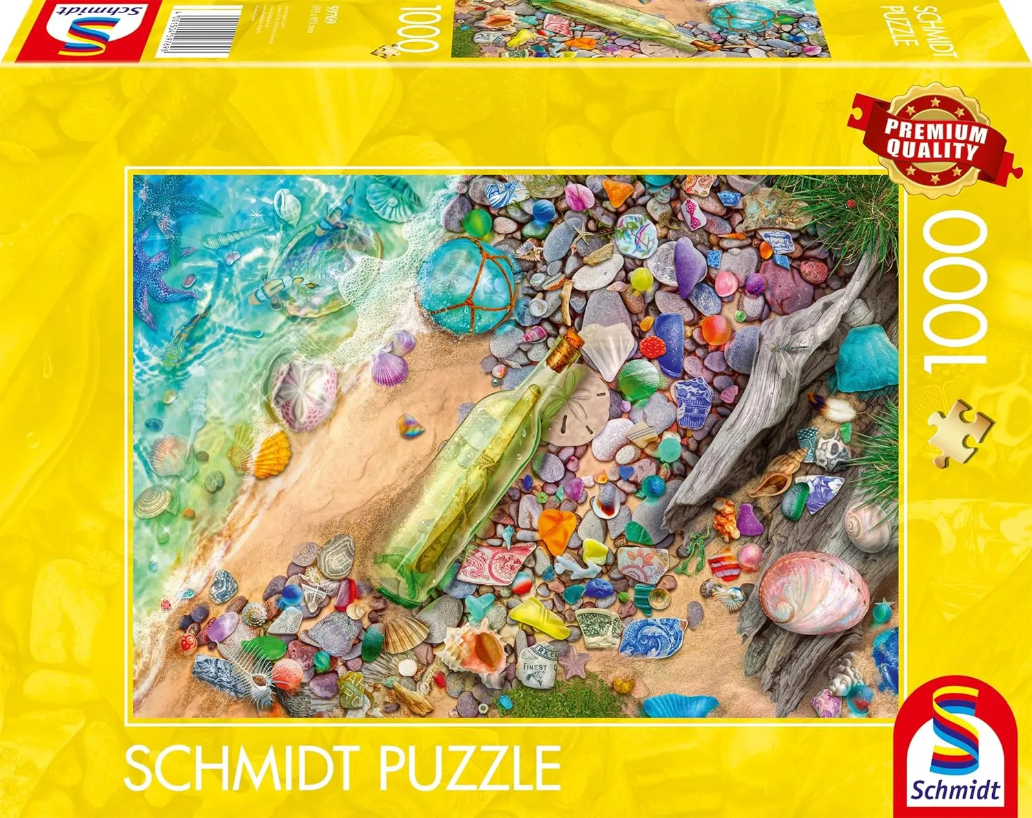 Schmidt Spiele 59769 Luminous Strandgut 1000 Piece Jigsaw Puzzle Multi-Coloured