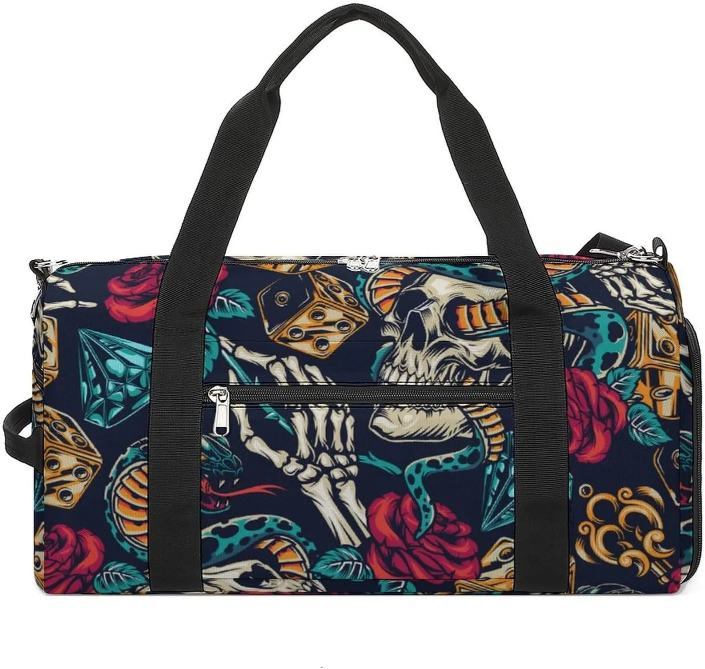 Scissors Magazine Bow Button Sewing Fitness Bag with Large Capacity Backpack And Waterproof Bag