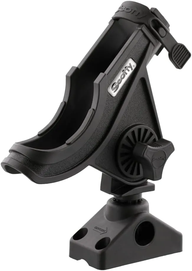 Scotty Baitcaster/Spinning Rod Holder with 241 Side Deck Mount