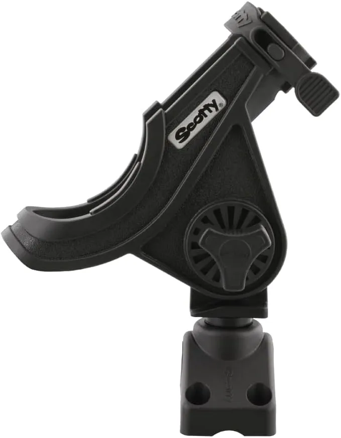 Scotty Baitcaster/Spinning Rod Holder with 241 Side Deck Mount
