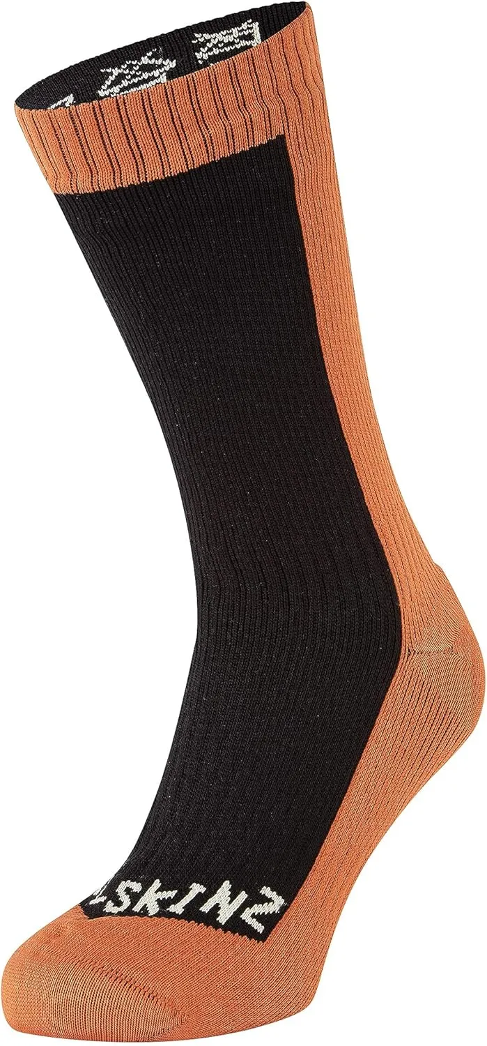 SEALSKINZ Starston Unisex Waterproof Cold Weather Mid Length Sock