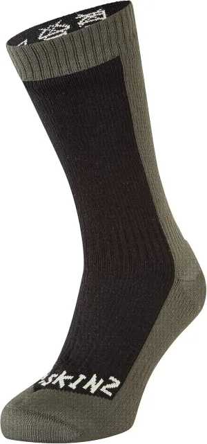 SEALSKINZ Starston Unisex Waterproof Cold Weather Mid Length Sock