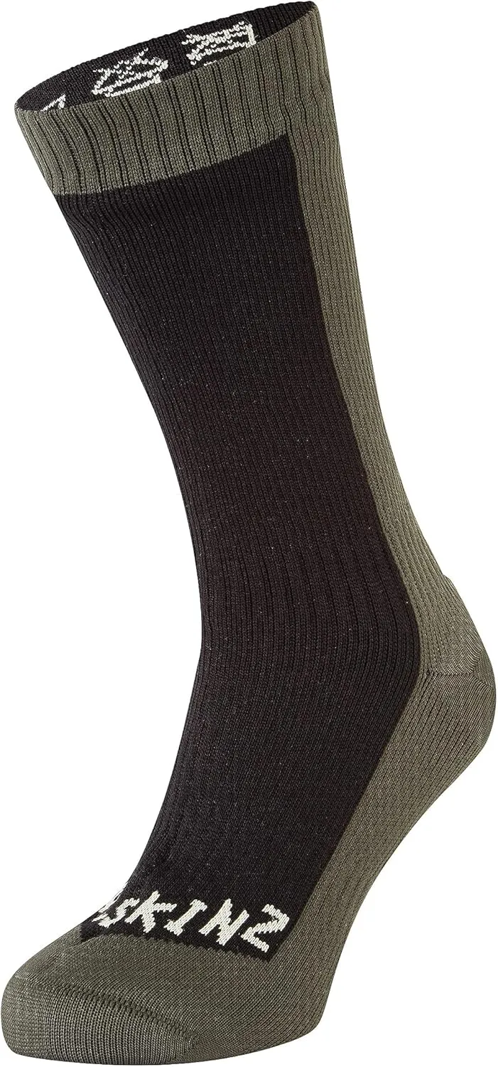 SEALSKINZ Starston Unisex Waterproof Cold Weather Mid Length Sock