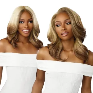 Sensationnel Bare Lace 13X6 Wigs - Unit 14 Lacefrontal Glueless Synthetic 180 Degree Preplucked Hairline (LIGHTGOLDENBLONDE)