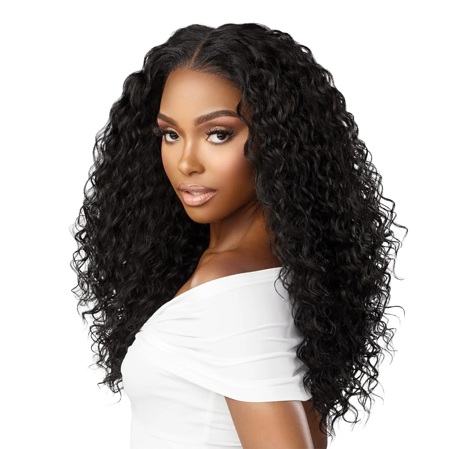Sensationnel Bare Lace 13X6 Wigs - Unit 2 Lacefrontal Glueless Synthetic 180 Degree Preplucked Hairline (SH/CHESTNUT)
