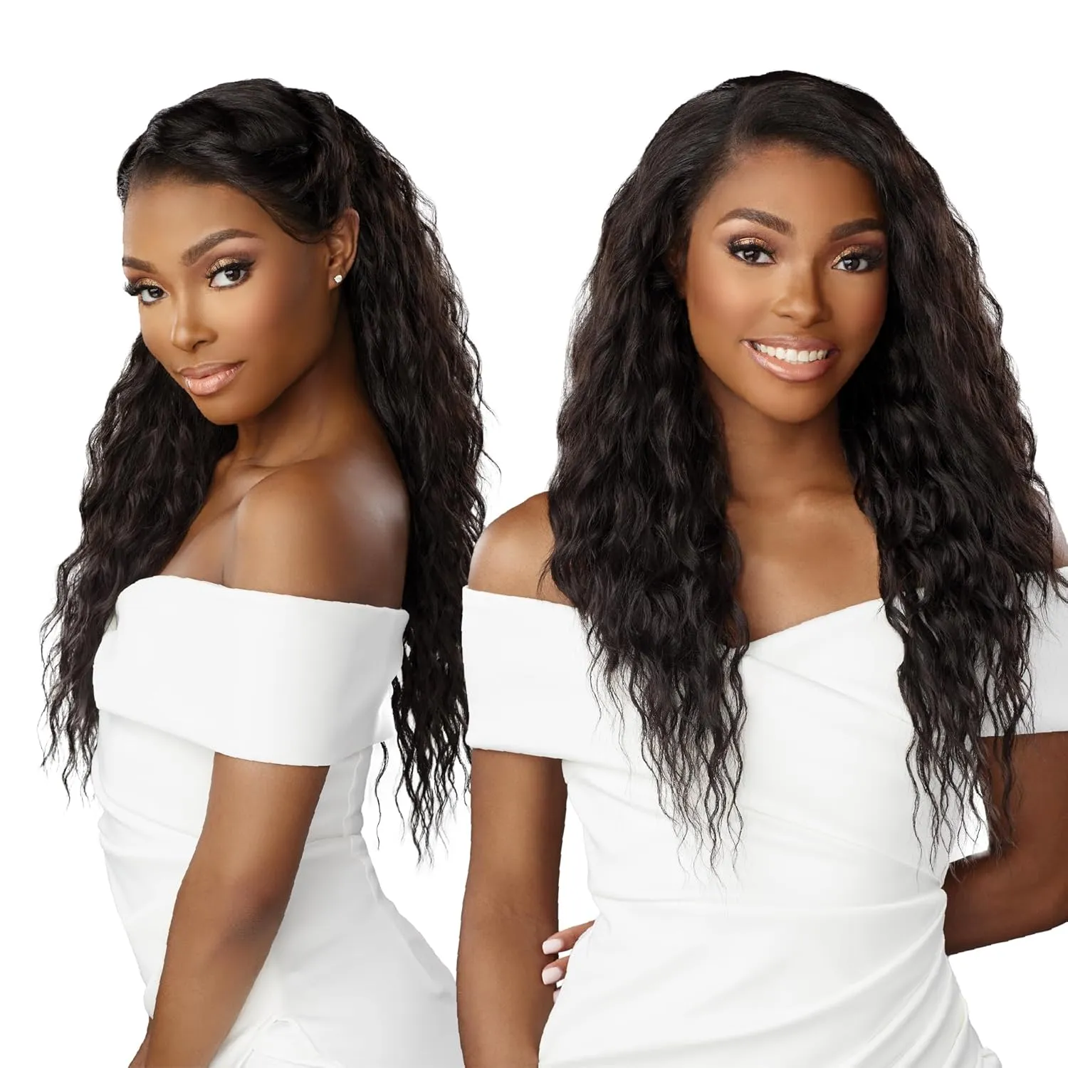 Sensationnel Bare Lace 13X6 Wigs - Unit 6 Lacefrontal Glueless Synthetic 180 Degree Preplucked Hairline (BALAYAGEASHBLONDE)