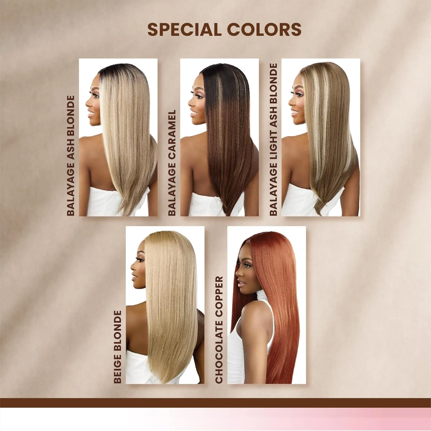 Sensationnel Bare Lace 6X5 Lacewig - Unit 1 Lacefrontal Glueless Synthetic 180 Degree Preplucked Hairline (BALAYAGECARAMEL)