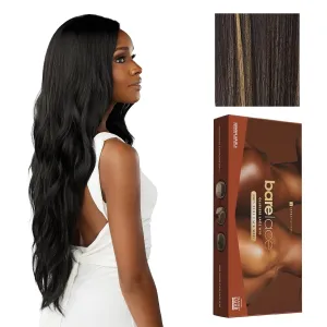 Sensationnel Bare Lace Fulllace Wig - Unit 5 Human Hair Blend All Lacefrontal Glueless Synthetic 180 Degree Preplucked Hairline (BALAYAGEGOLD)