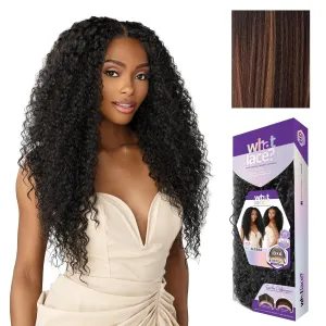 Sensationnel What Lace 13X6 Wigs - Aleena Lacefrontal Hand Tied Glueless Synthetic With Natural Density Preplucked Hairline (BALAYAGECHOCOLATE)