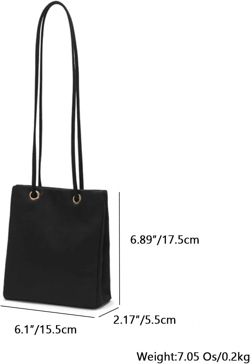 Shoulder Bag - Small Crossbody Bag with Magnetic Buckle Fastening - Lightweight and Compact