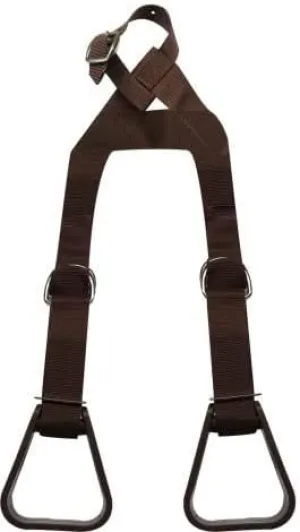 Showman Heavy Duty Nylon Adjustable Buddy Stirrup