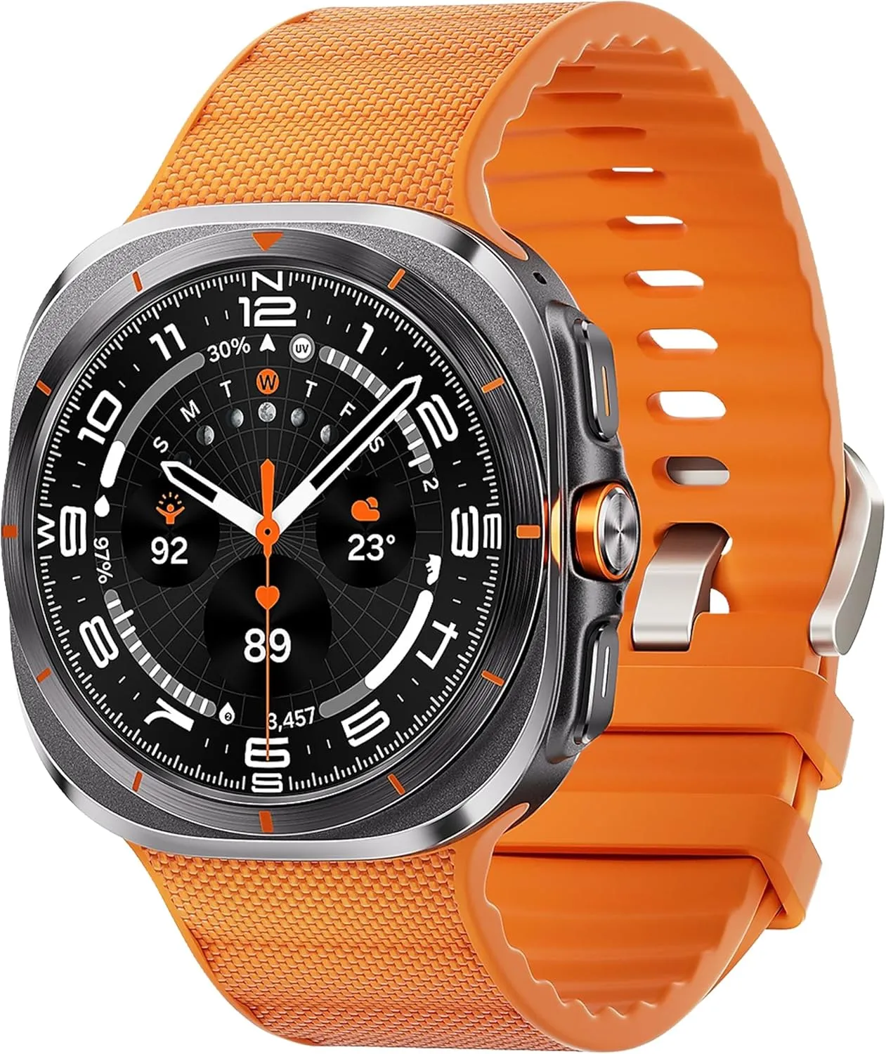 Silicone Nylon Band For Samsung Galaxy Watch Ultra Strap 47mm Functional Sport Strap Bracelet Watchbands
