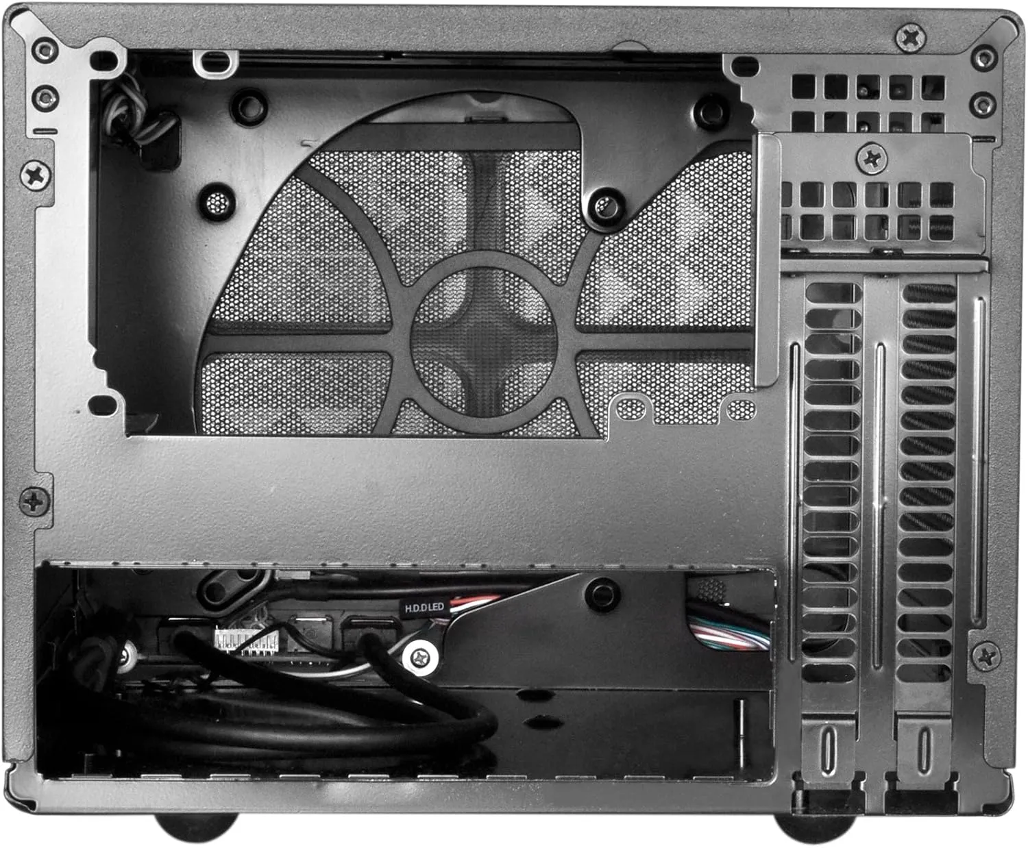 SilverStone Technology Ultra Compact Mini-ITX Computer Case with Mesh Front Panel Black (SST-SG13B-USA)