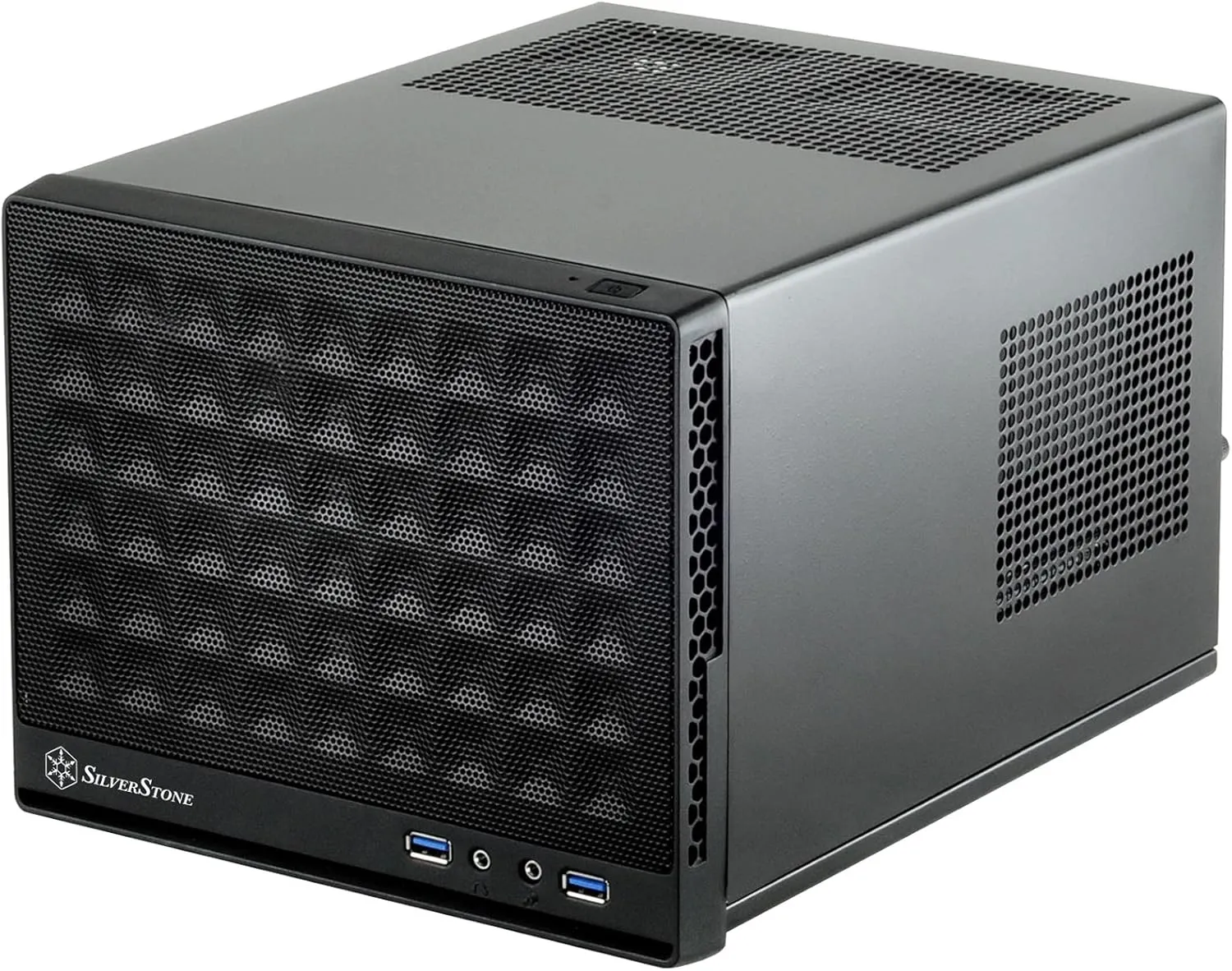 SilverStone Technology Ultra Compact Mini-ITX Computer Case with Mesh Front Panel Black (SST-SG13B-USA)