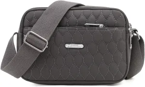 Small Crossbody Bags Quilted Purse Mini Light Nylon Cell Phone Cross Body Wallet for Women Ladies