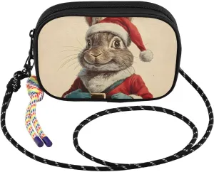 Small Crossbody Bags Rabbit Portrait Closeup for Women Cell Phone Purses Shoulder Bag Handbag with Adjustable Strap