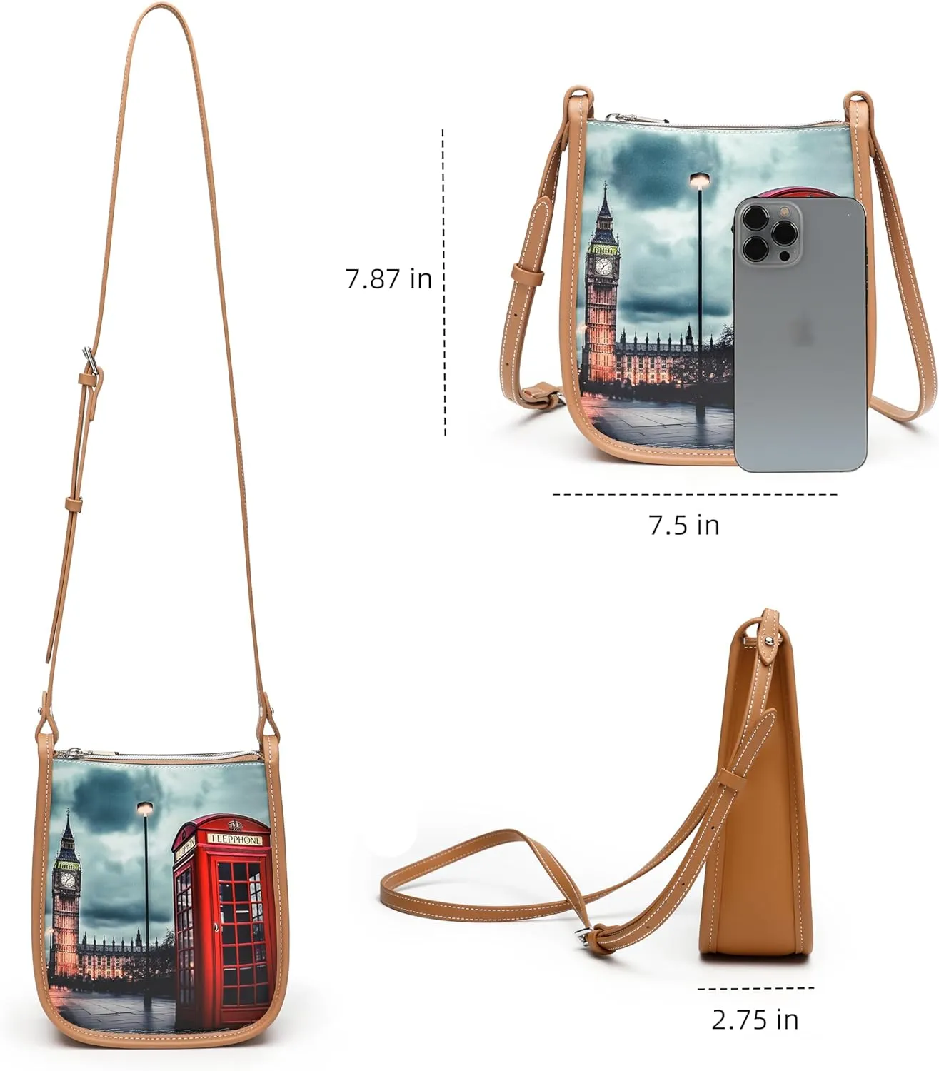 Small Purses Crossbody Bags Handbag for Women Travel Designer Medium Crossbody Bag Trendy with Adjustable Strap