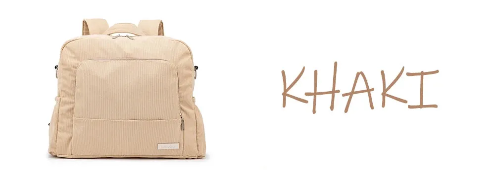 Soboba Diaper Bag: Large, Soft Corduroy