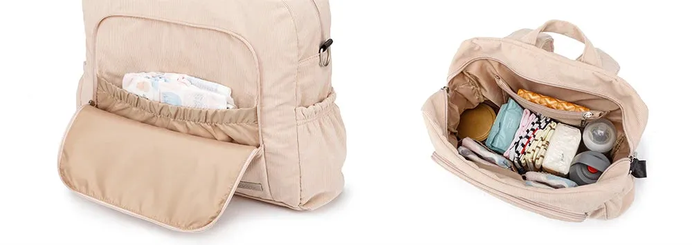 Soboba Diaper Bag: Large, Soft Corduroy