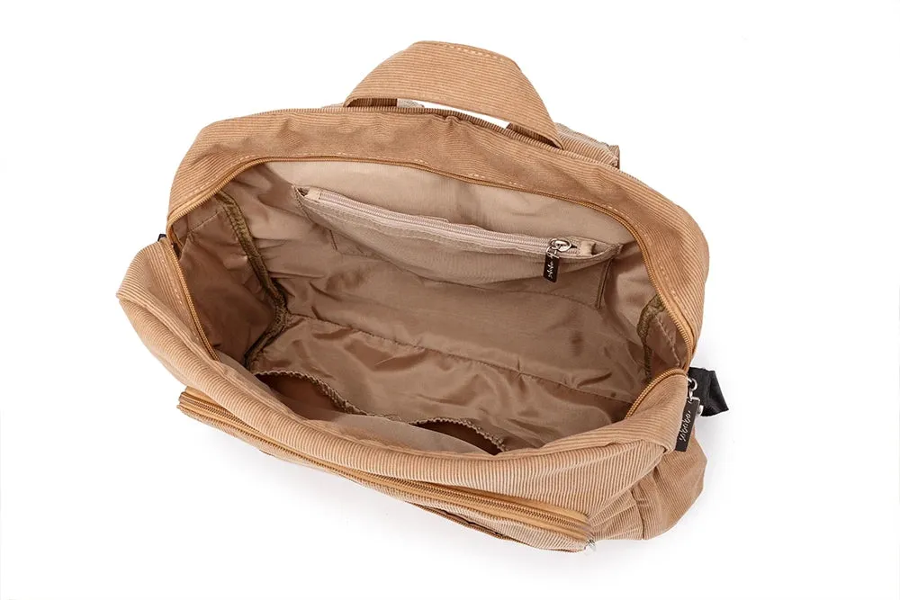 Soboba Diaper Bag: Large, Soft Corduroy