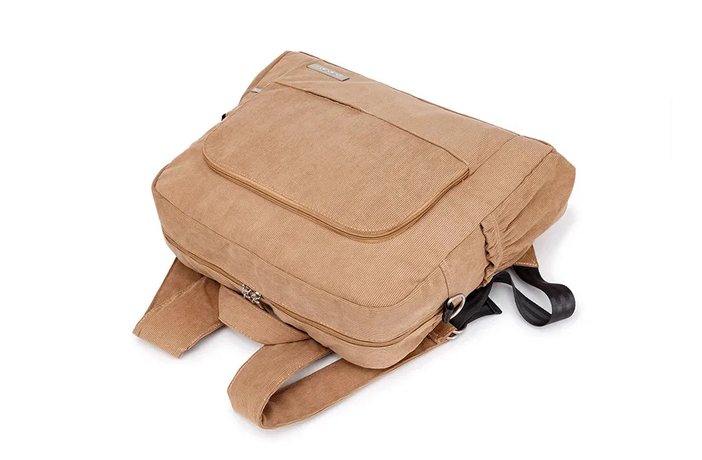 Soboba Diaper Bag: Large, Soft Corduroy