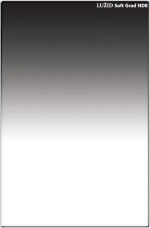 Soft Grad ND 100mm x 150mm ND8 MC Filter Multi-Coated Optical Glass Luzid ND 8 0.9 100 Graduated Neutral Density w Hard Shell Plastic Case