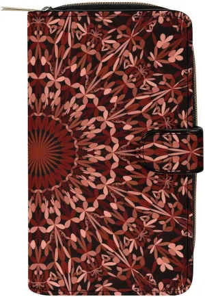 Soft Zipper Wallet with 12 Card Slots, Clutch PU Leather Card Case Holder Purse