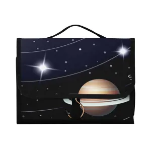 Solar System with the Sun Earth Mars Mercury Jupiter Saturn Uranus 1 PC Hanging Toiletry Wash bag Portable Makeup Organizer Brush Storage Case Portable Travel Cosmetic with Hook
