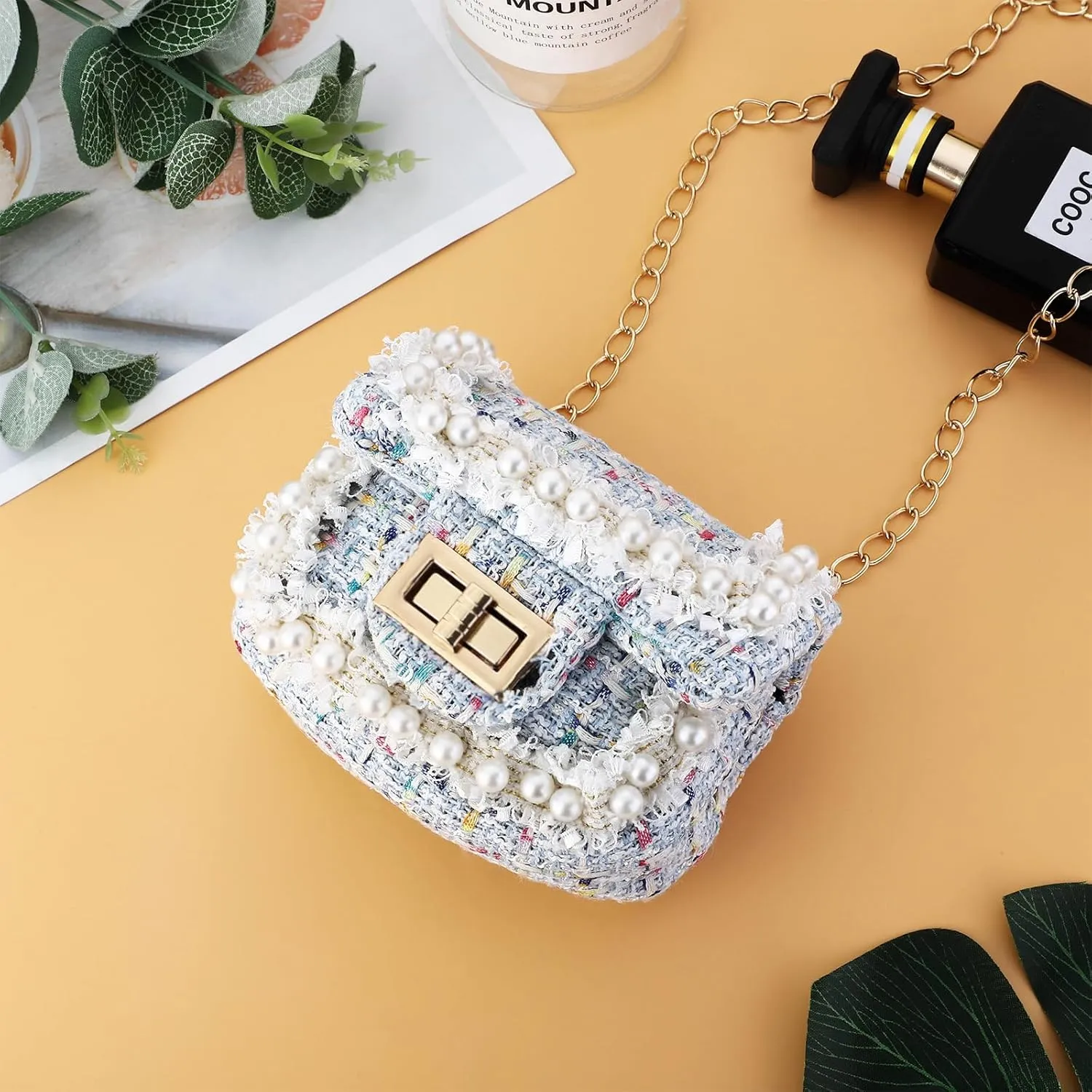 SOTOGO 2 Pieces Little Girls Purses Toddler Crossbody Purse Cute Girl Wallets Mini Shoulder Crossbody Bags for Kids