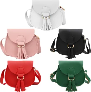 SOTOGO 5 Pieces Little Girls Purses Toddler Crossbody Purse Princess Purses Handbags Cute Girl Wallets Mini Shoulder Crossbody Bags for Kids