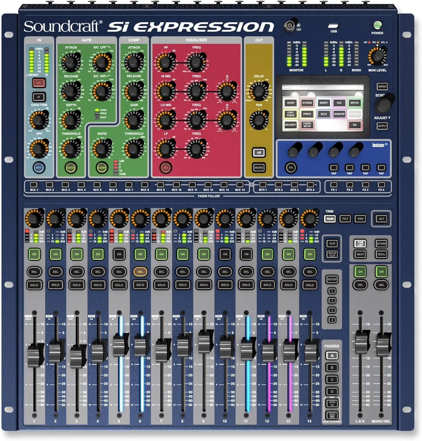 Soundcraft Si Expression 1 Digital 16-Channel Live Audio Mixer Console