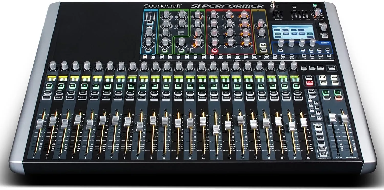 Soundcraft Si Performer 2 Digital 24-channel Audio Mixer and Lighting Controller