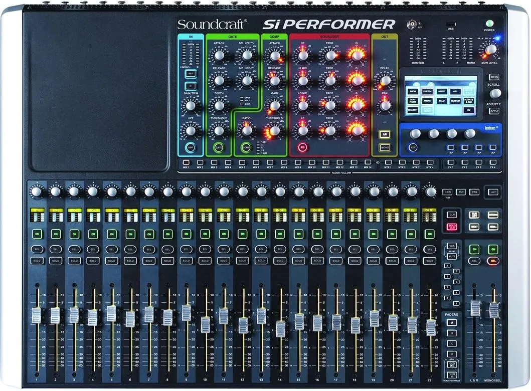 Soundcraft Si Performer 2 Digital 24-channel Audio Mixer and Lighting Controller