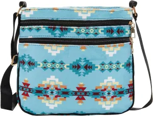 Southwest Crossbody Bag, Shoulder Purse, Lightweight Satchel, Handbags For Women With Adjustable Strap