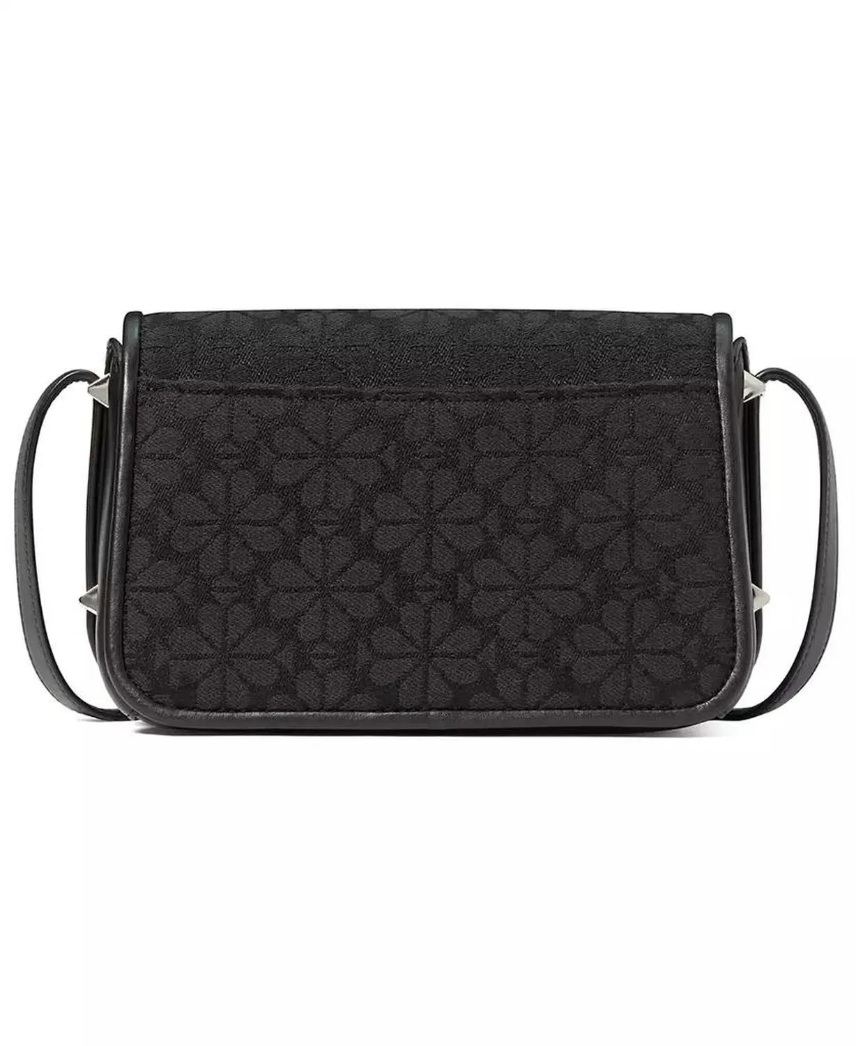 Spade Flower Jacquard Flap Crossbody