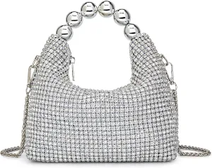 Sparkling Women's Evening Handbags Rhinestone Purse Crossbody Bag Wedding Prom Party Club Purses
