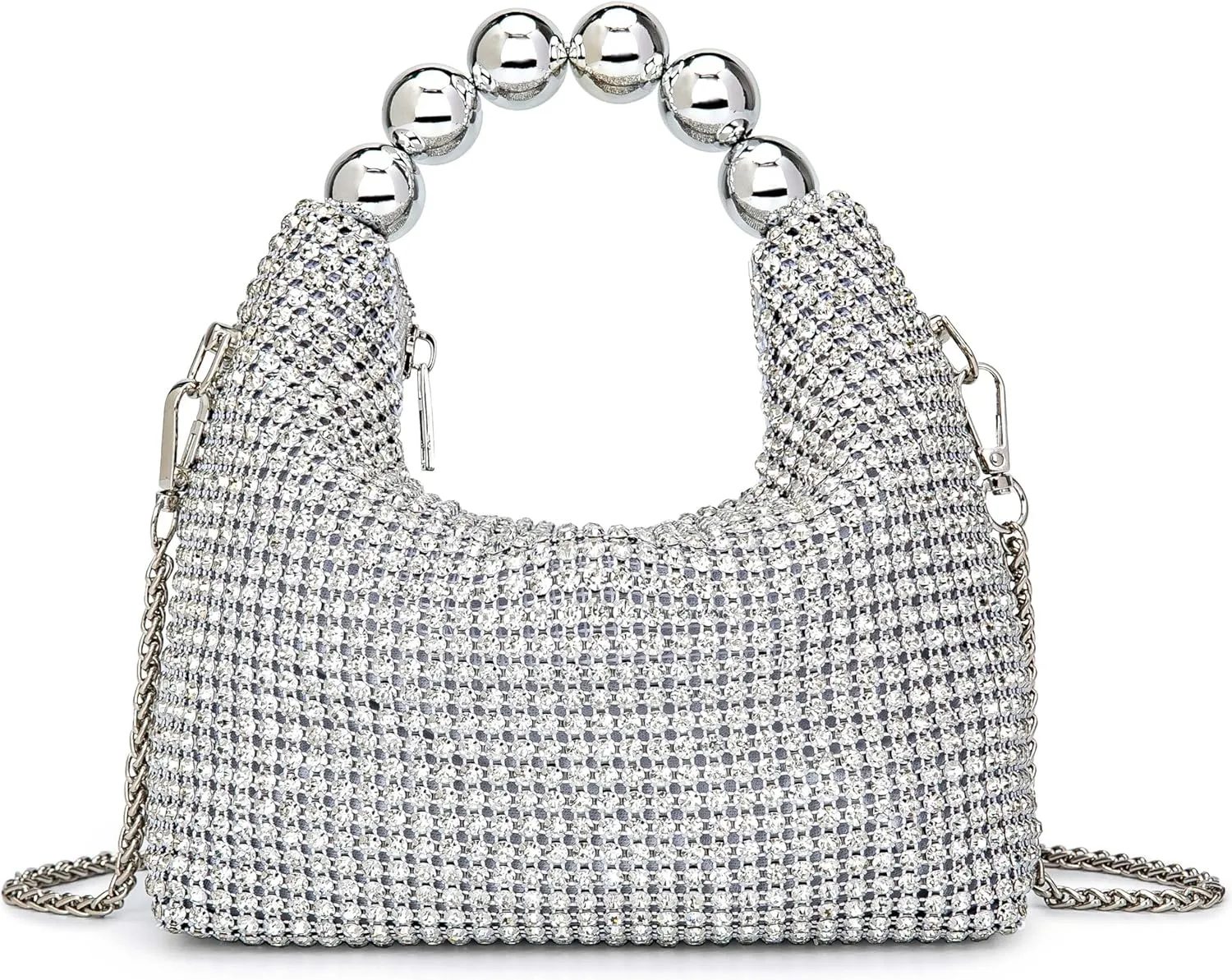 Sparkling Women's Evening Handbags Rhinestone Purse Crossbody Bag Wedding Prom Party Club Purses