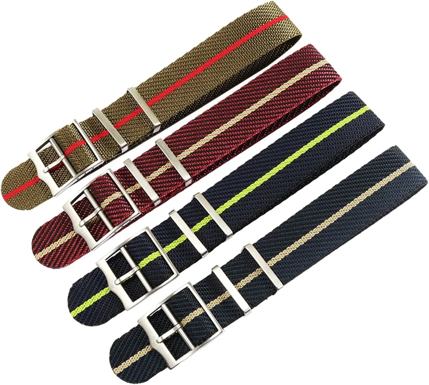 Stylish and elegant Watch Straps for Men Women,20/22mm Men Non-slip High Density Nylon Watch Strap Woven Strap Waterproof Nato Watchband Bracelet Replacement