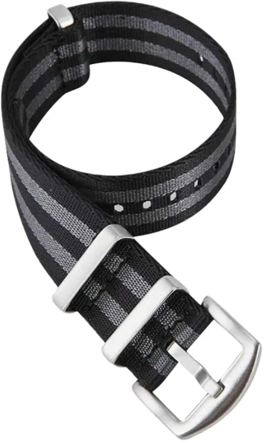 Stylish and elegant Watch Straps for Men Women,20mm-22mm Men Heavy Duty Silky Nylon Nato Military Sports Watchband Replacement Bracelet Watch Strap Accessories