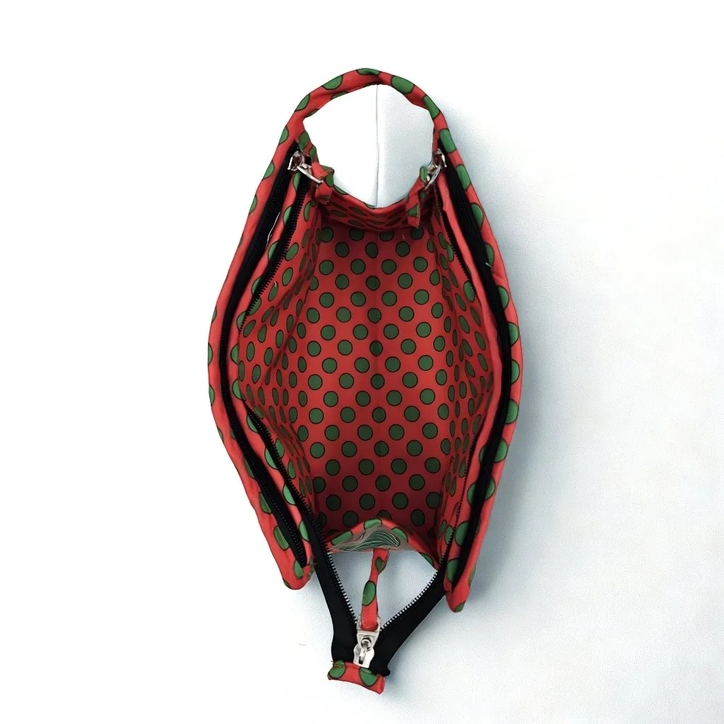 SUMMER MELON PRINT TrioZip Toiletry Bag