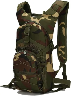 Tactical Backpack Small Military Daypack Assault Pack Rucksack Bag for Travel Hiking Running Outdoor Sports (Jungle Camouflage)