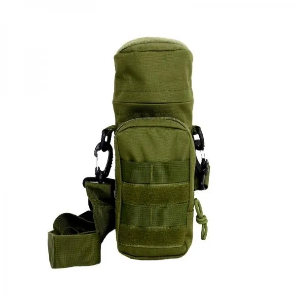 Tactical Outdoor Traveling Utility Water Bottle Bag Pouch Army Green