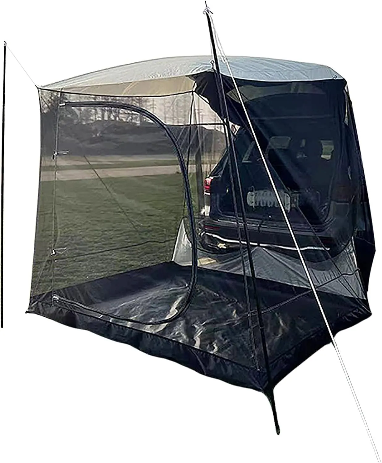 Tailgate Shade Awning Tent, Family Camping Tent Car Tents for Campers Car Camping SUV Rear Tent for SUV Tent Hatchback Minivan Sedan Camping Car Awning Sun Shelter Outdoor Supplies