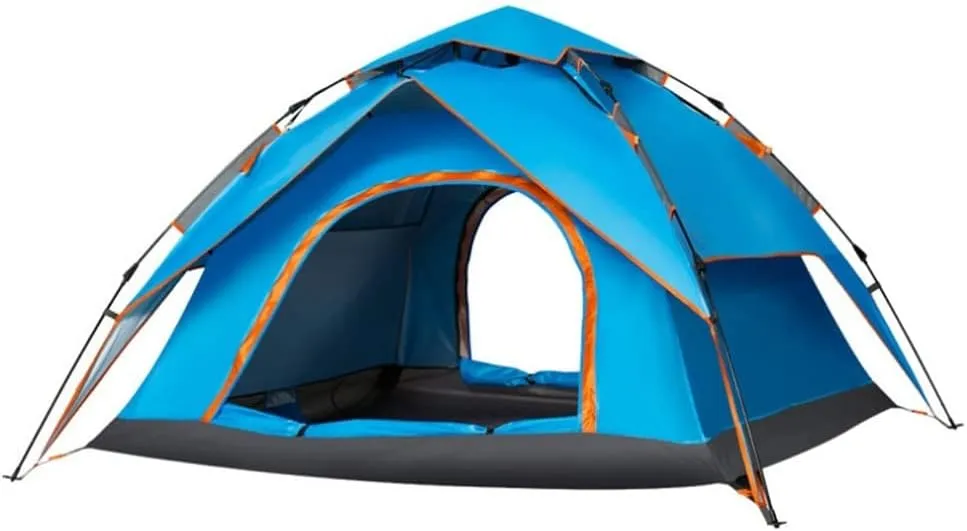 Tent, 4 Person Camping Tents, Portable Family Tent, Waterproof Windproof Family Tent, Easy Set Up, Perfect for Hiking, Backpacking, Traveling