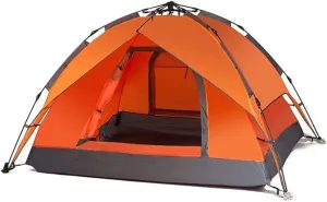 Tents for Camping Waterproof Foldable Camping Tent Double Layer Tent Fishing Mountaineering 3-4 Person Family Tent Outdoor Tent Beach Tent (Color : B, Size : 220 * 200 * 135 cm)